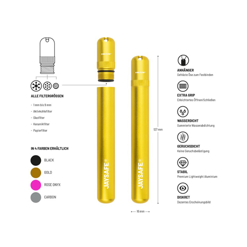 Aluminum Joint Sleeve GOLD, Jaysafe®, 1 Piece-ALUJAY_GO-Jaysafe_2.jpg