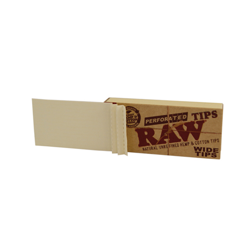 RAW Wide Tips, VE50, Perforated, 2.5 X 6cm-TIP50P-Raw_2.jpg