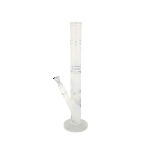 Glass Bong, 46 Cm, Sandblasted, 42 mm Ø, 18.8 mm-GW44LS-Bam Bam Bhole_2.jpg