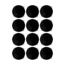 Acrylic Square Jar Black Cap 5 gm, 12 Pcs
