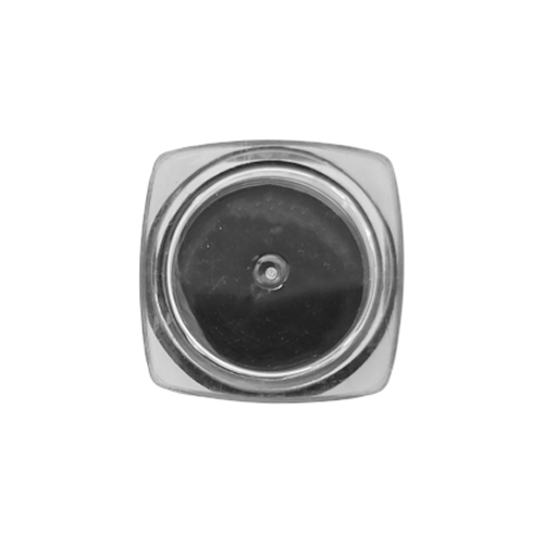 Acrylic Square Jar Black Cap 5 gm, 12 Pcs