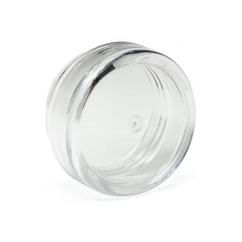 Acrylic Round Jar Transparent cap 5 gm, 12 Pcs