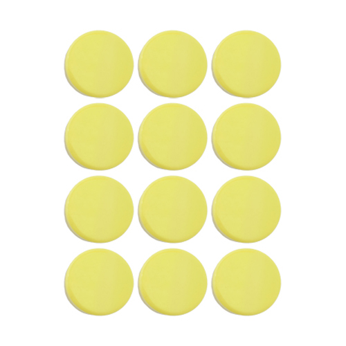 Acrylic Round Jar Multicolour Cap 5 gm, 12 pcs