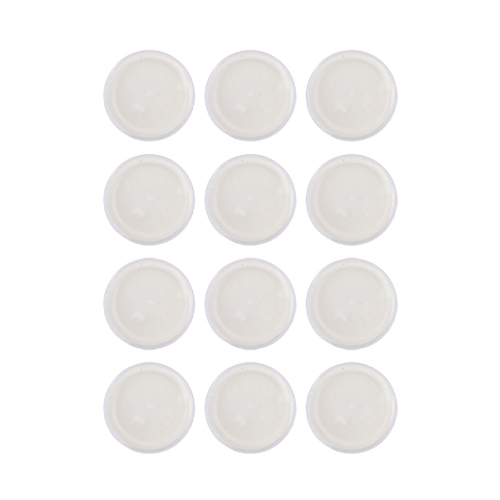 Acrylic Round Jar With Transparent Cap 10 gm, 12 pcs