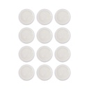 Acrylic Round Jar With Transparent Cap 10 gm, 12 pcs