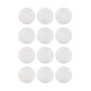 Acrylic Round Jar With Transparent Cap 10 gm, 12 pcs