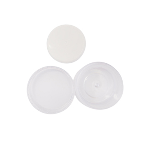Acrylic Round Jar With Transparent Cap 10 gm, 12 pcs