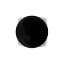 Acrylic Square Jar Black Cap 15 gm, 12 pcs