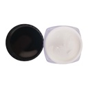 Acrylic Square Jar Black Cap 15 gm, 12 pcs