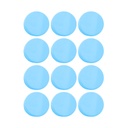 Acrylic Round Jar Multicolour Cap 5 gm, 12 pcs