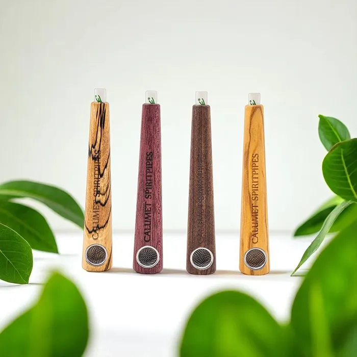 Calumet Spiritpipes® One Piece Amaranth Wooden Smoking Pipe with 6 mm Activated Carbon Filter-CALONE-A-Calumet_4.webp