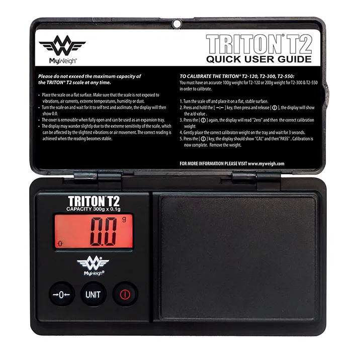 TRITON T2 Digital Scale, 300g X 0.1g, Removable Cover-SOLO48-My Weigh_2.webp