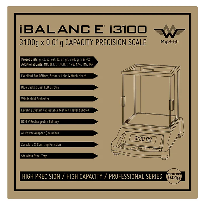 My Weigh Ibal3100 Digital Scale Weighs 3100g:0.01g-SOLO76-My Weigh_3.webp