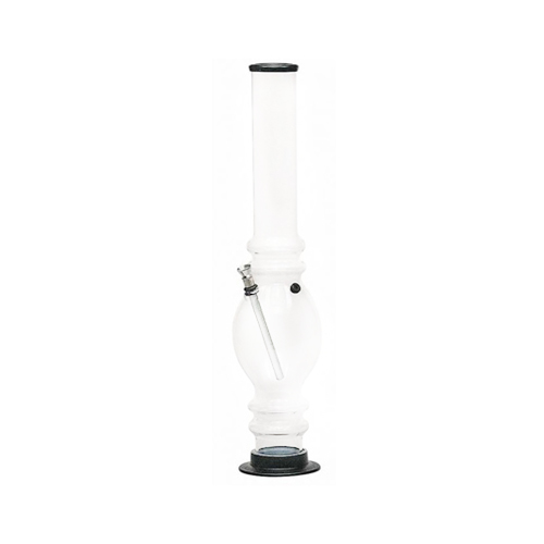 [ST61] Acrylic Bong, CLEAR, Bulbous, approx. 41 Cm, 50 mm Ø