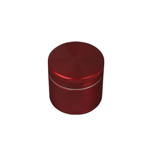 [WN54R] Alu-Grinder ROT, 50mmØ, 4-teilig, Sieb, CNC*