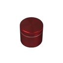 Alu-Grinder ROT, 50mmØ, 4-teilig, Sieb, CNC*