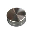 Alu-Grinder, 50mm Ø, 2-teilig, CNC gefräst
