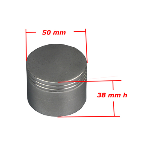 Alu-Grinder, 50mm Ø, 4-teilig mit Sieb
