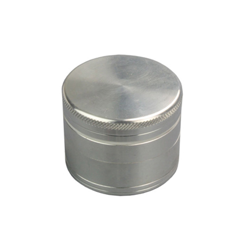 Alu-Grinder, 50mm Ø, 4-teilig mit Sieb, CNC