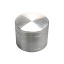 Aluminum Grinder With Sieve, CNC, 63 mm Ø, 4 Parts