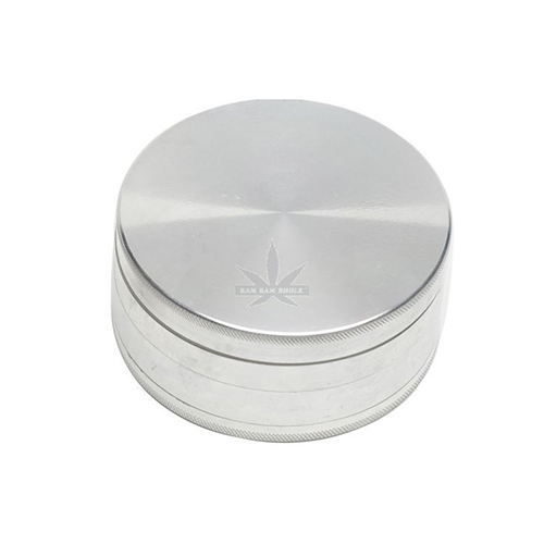 Aluminum Grinder, CNC, 90 mm Ø, 4 Part With Sieve