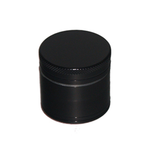 Aluminum Grinder, 4 Cm, 4 Parts, Black