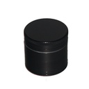 Aluminum Grinder, 40 mm Ø, 4 Parts, Black