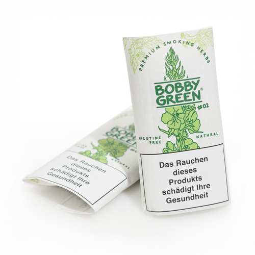 [BG2] BOBBY GREEN® - #2 White - 20 g Herbs, Nicotine-free