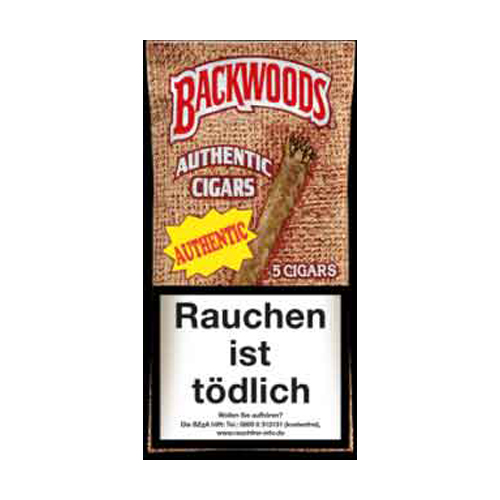 [BWOO2] Backwoods Authentic VE 8 Packs Of 5 Cigars