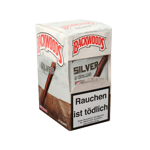 Backwoods Silber VE 8 Packs a 5 Cigars