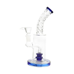 [SSC10149BL] Blaue Wasserpfeife mit Trommel, 20cm