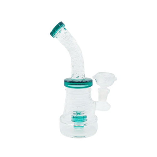 Bong With Twisted Neck, 17.5 cm