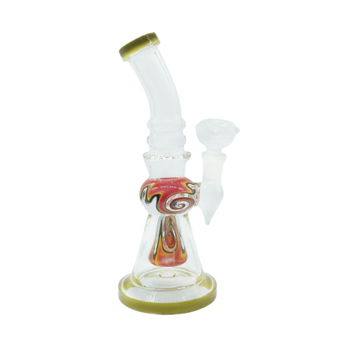 Bong mit konischer Trommel + Aschefänger, 20cm