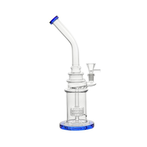[SSC10139BL] Bong, black, Multi Ring Bong With Shower, 30cm