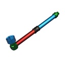 Colored Pipe, 14.5 cm Long