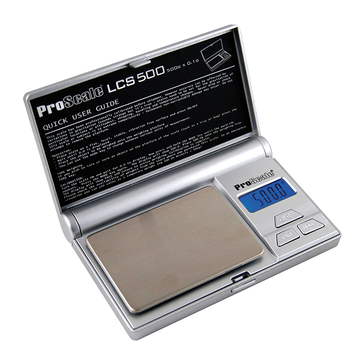 Digitalwaage Proscale LCS500 wiegt 500g/0.1g