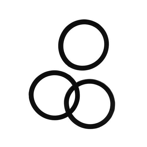 Falcon Head Rubber Ring, Pack Of 3