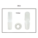 GLASS Double Coupling - Top & Bottom 14.5mm