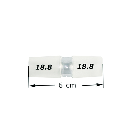 GLASS Double Coupling - Top & Bottom 18.8mm