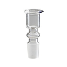 [EK18ZK] GLASS Plug-in Head, Cylinder, 18.8 Ground Joint