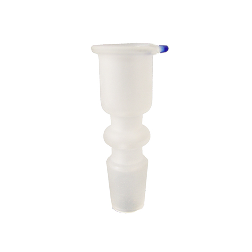GLASS Plug-in Head, Cylinder, 18.8, Sandblasted