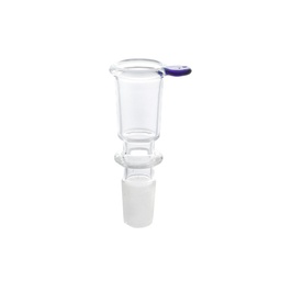 [EK18Z] GLASS Plug-in Head, Cylinder, Deep, 18.8 Ground Joint