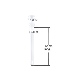 [X120DK] GLASS Diffuser Coupling, 18.8 Ground, 12 cm Long