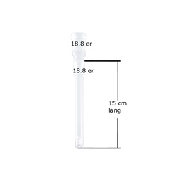 [X150DK] GLASS Diffuser Coupling, 18.8 Mm, 15 cm