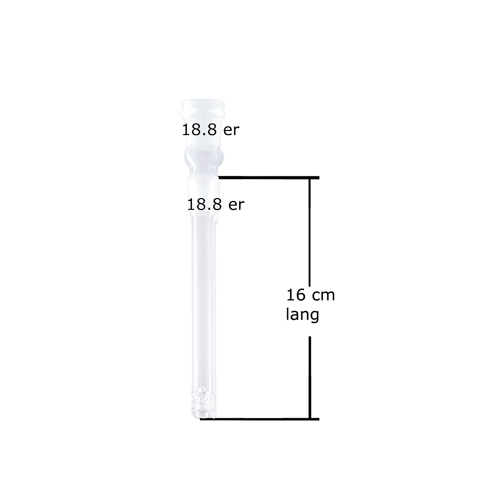 GLASS Diffuser Coupling, 18.8 Mm, 16 cm