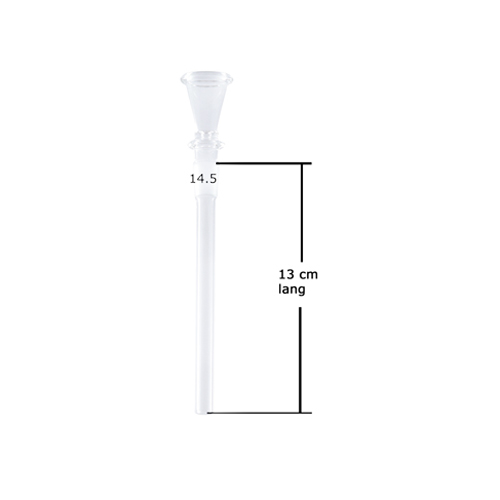 GLASS Downstem 13cm, 14.5 cm Funnel