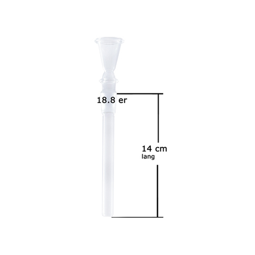 GLASS Downstem, 18.8 Cm, 14 cm Funnel