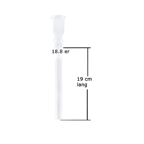GLASS Downstem 19cm, 18.8 cm Cylinder
