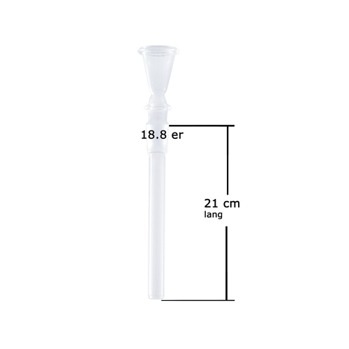 GLASS Downstem 21cm, 18.8 cm Funnel