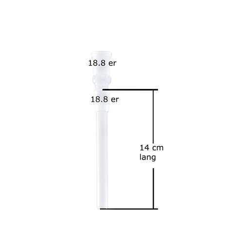 [X140K] GLAS-Kupplung, 18.8er, 14cm (X4K)